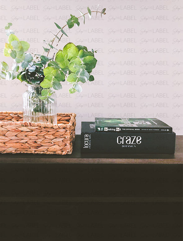 Craze Botánica: Gin Book Black como decoración