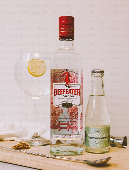 Gin Beefeater y 4 Aguas Tónicas Botávian Light