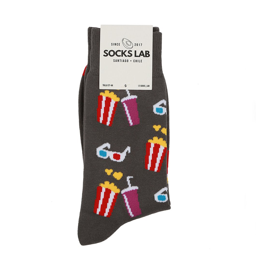 Socks Lab - Calcetines Cine Gris