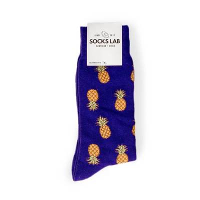 Socks Lab - Calcetines Piña Azul